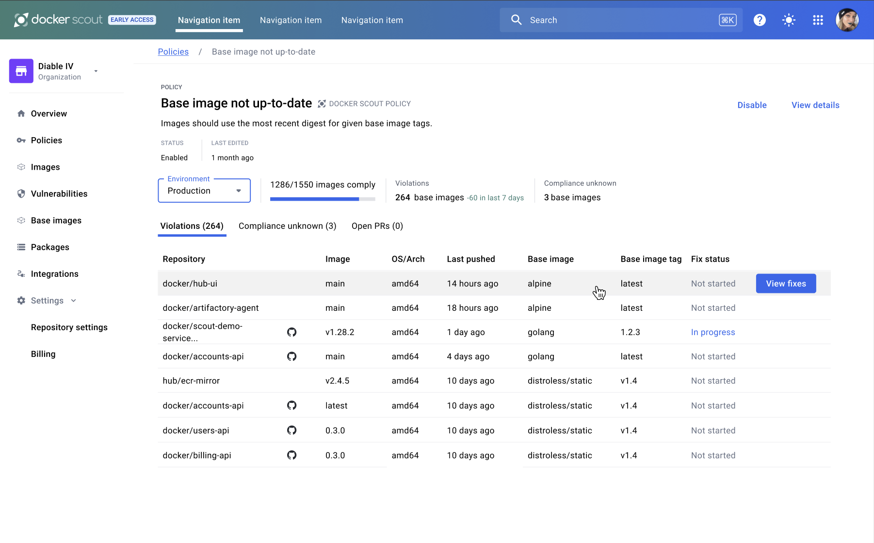 策略违规的修复方案